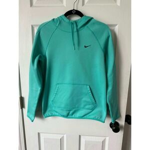 Nike Dri Fit Teal Turquoise Hoodie Sweatshirt Pullover Athleisure Womens Size S